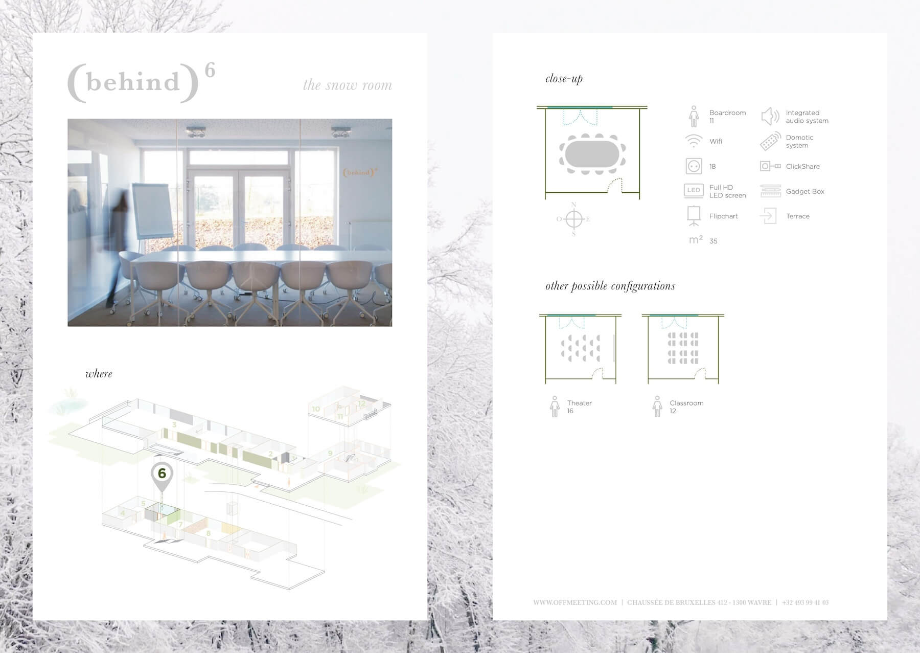 Behind room plan