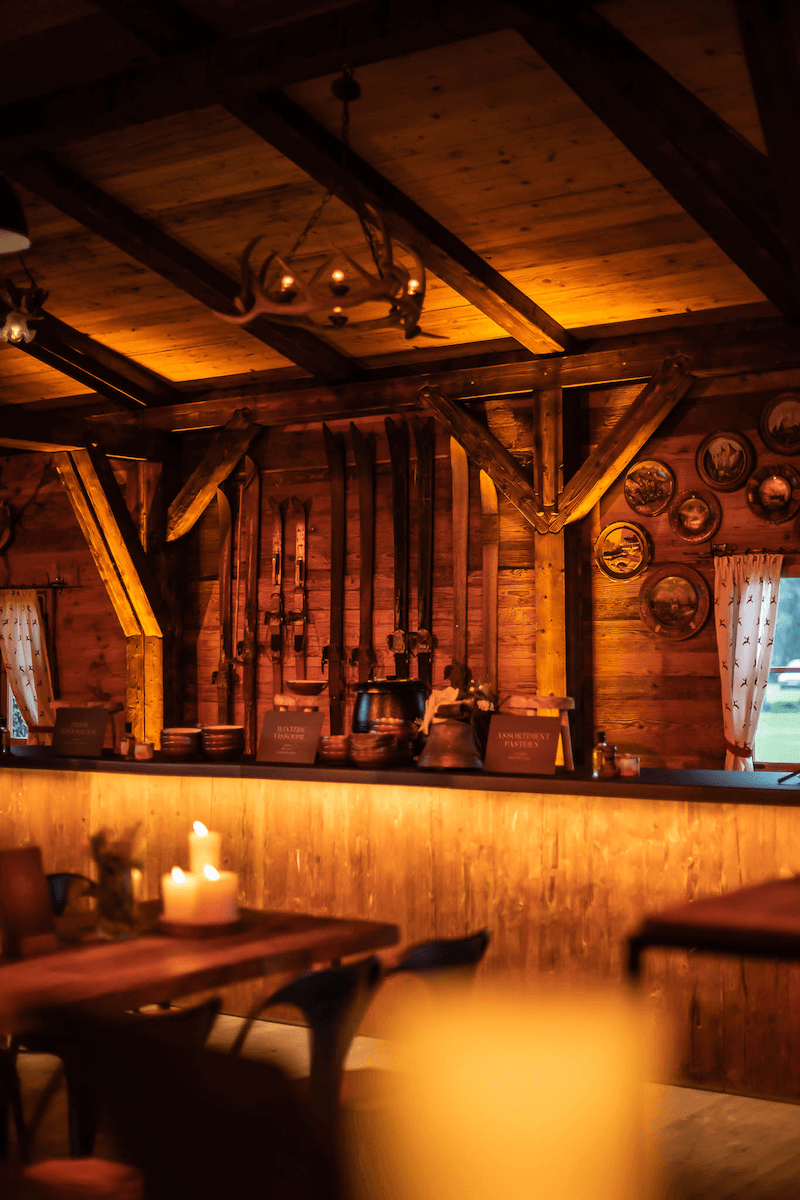 restaurant chalet éphémère