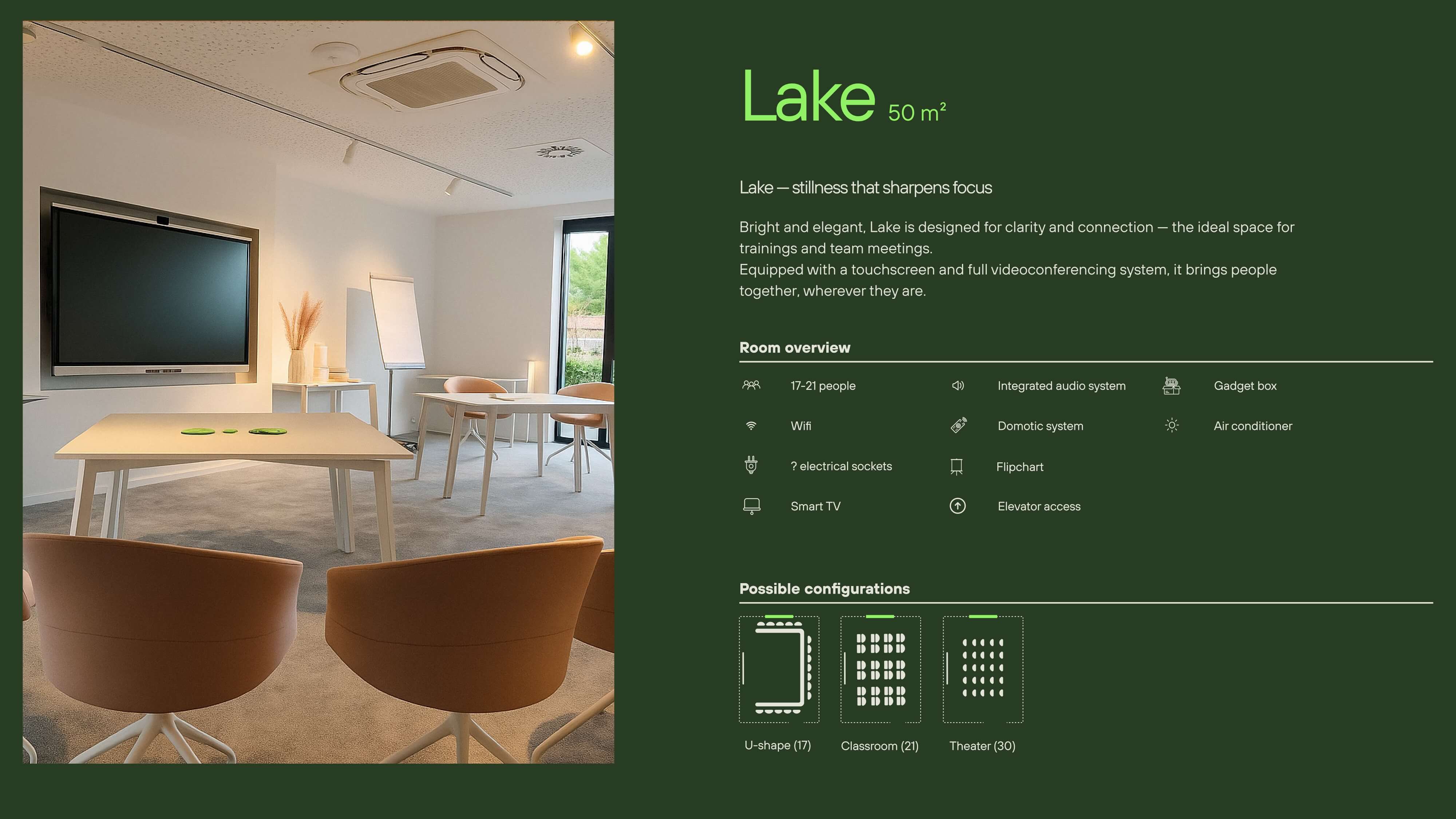 Lake room plan